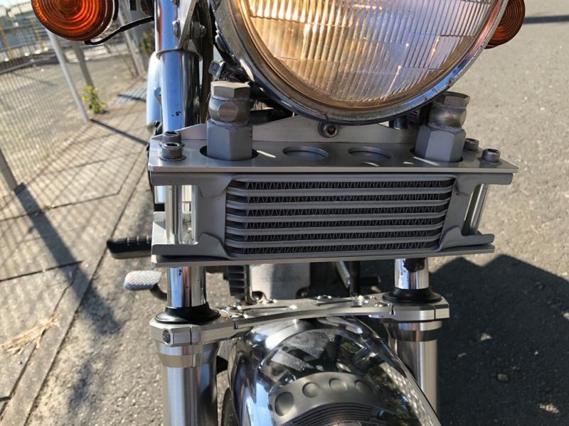DAYTONA(バイク) オイルクーラーKIT 7段コア (ステム取付け) の