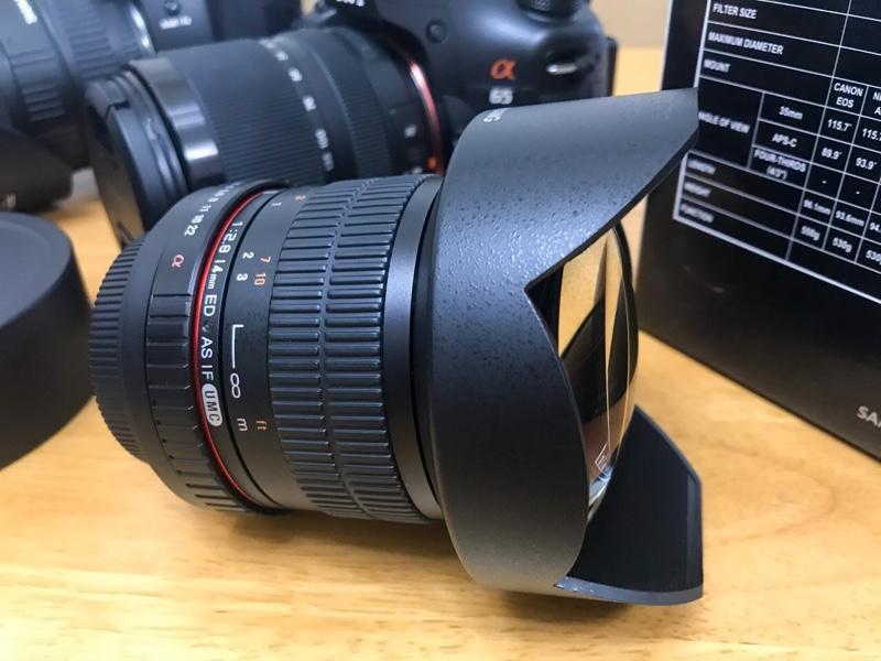 SAMYANG 単焦点広角レンズ 14mm F2.8 ソニー αA用 フルサイズ対応 の