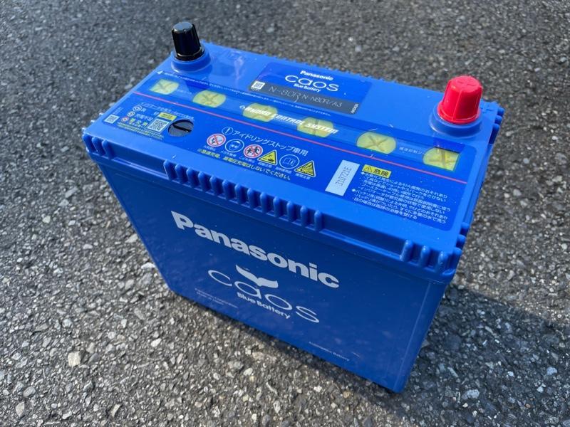 Panasonic Blue Battery caos N-N80R/A3 アイドリングストップ車用 の Panasonic Blue Battery caos N-N80R/A3 アイドリングストップ車用 の