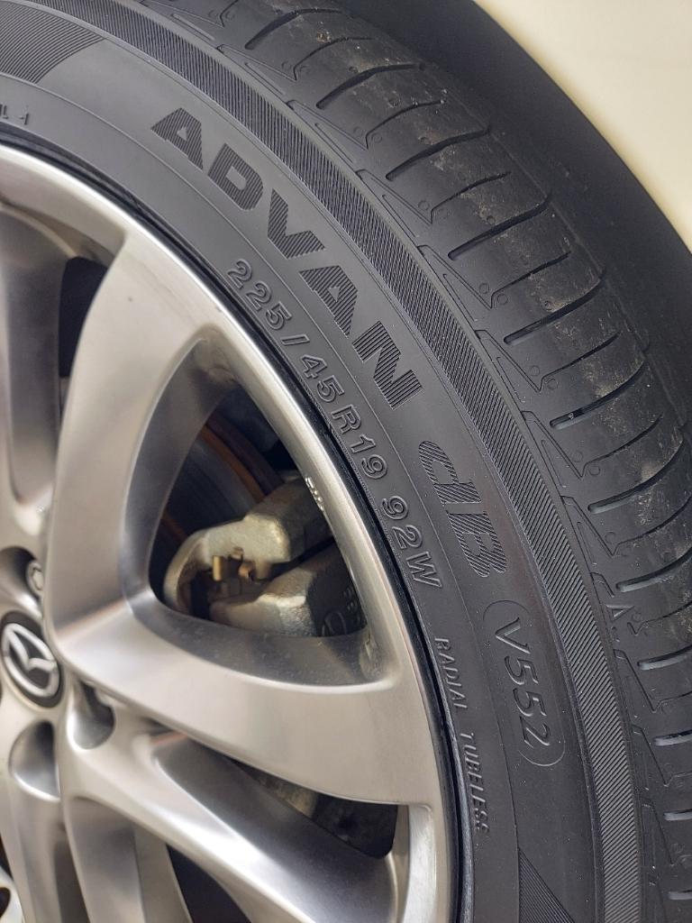 1本価格③アテンザ純正ホイール /YOKOHAMA ADVAN db v552