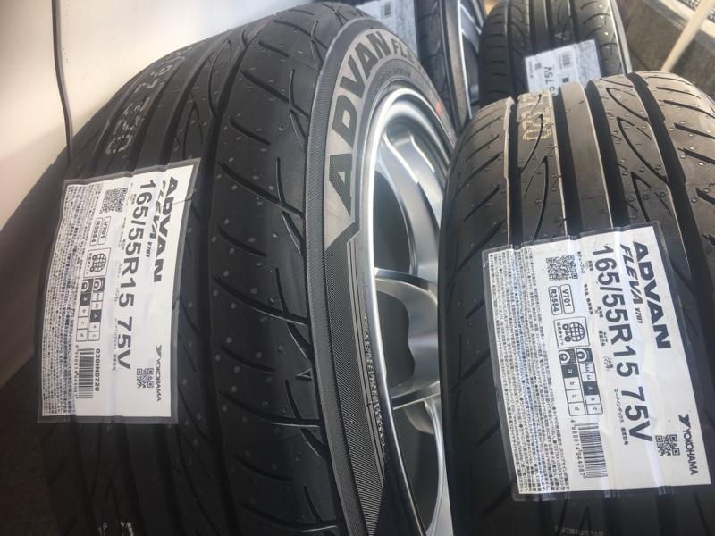 YOKOHAMA ADVAN FLEVA V701 165/55R15 のパーツレビュー | アルト