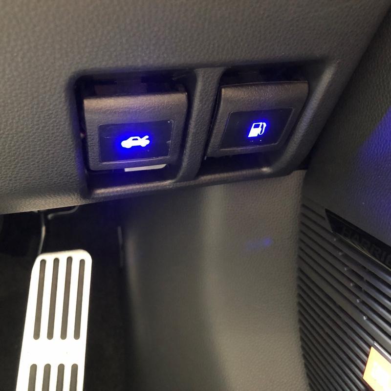CGB トヨタ汎用 光る ボンネット&給油口レバー セット 【ブルーLED CGB トヨタ汎用 光る ボンネット&給油口レバー セット 【ブルーLED