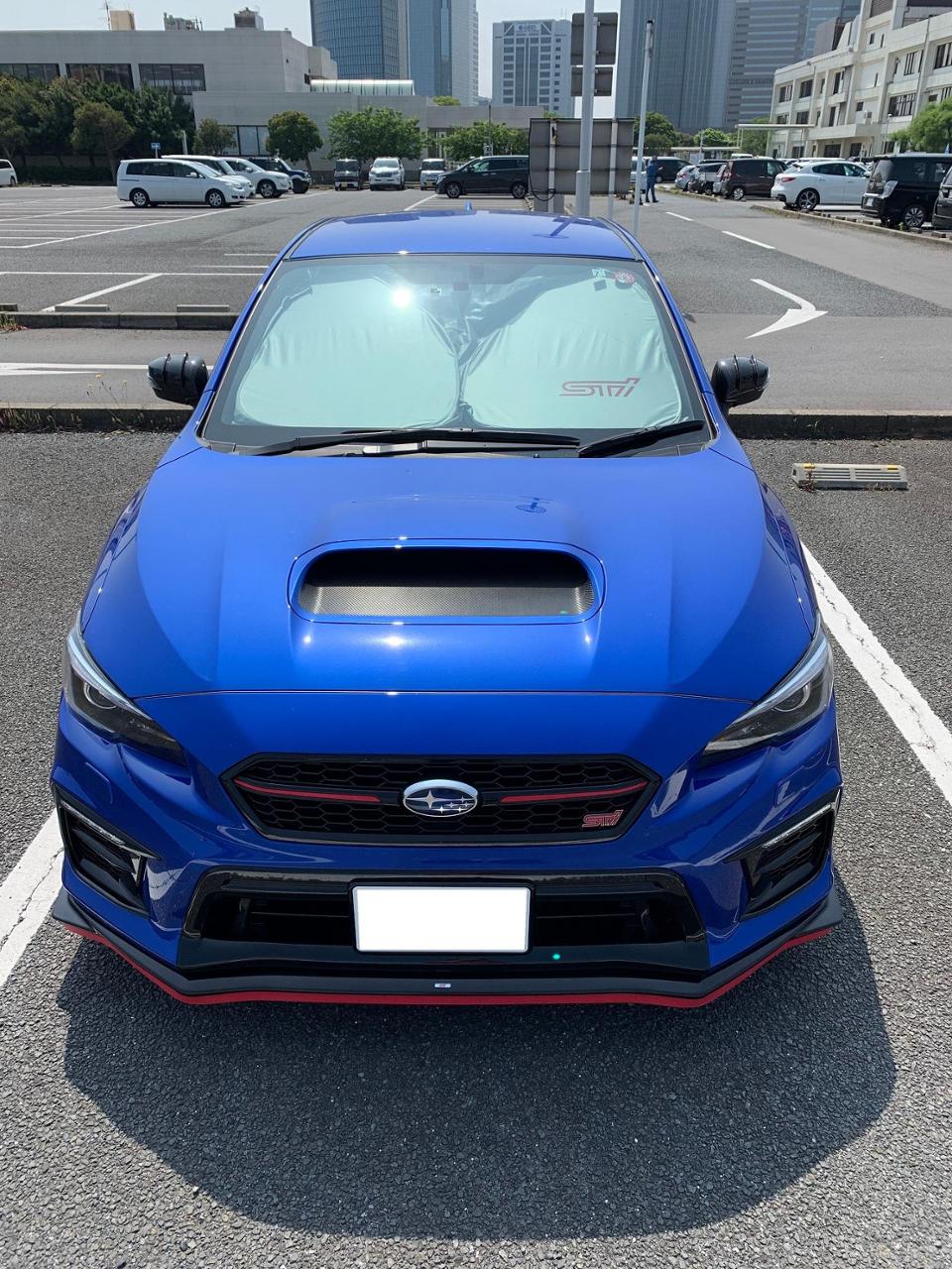 新作グッ STI ステアリングカバー付きサンシェード ver.3 STSG19101510