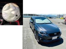 STI ステアリングカバー付きサンシェード のパーツレビュー