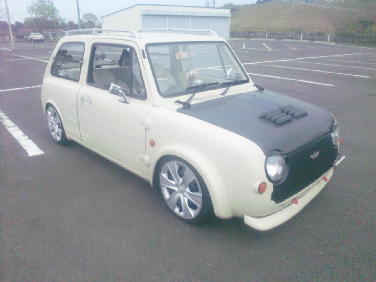 トヨタラクティス純正スチールホイールに新車外しタイヤが付いた