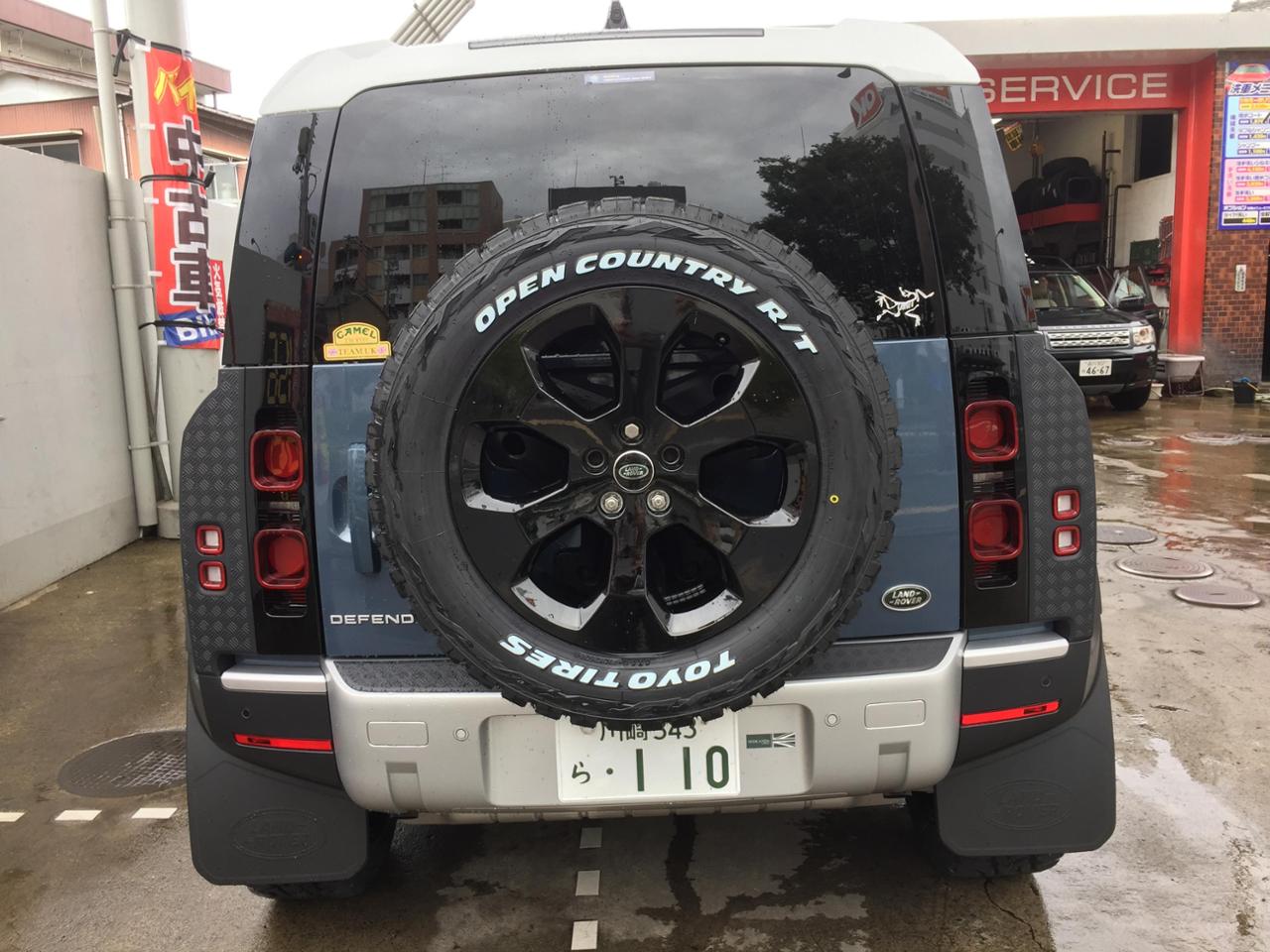 ランドローバー純正、トーヨータイヤオープンカントリーR/T