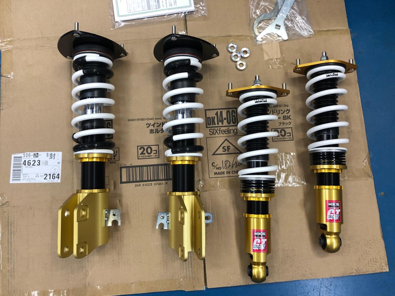VM4.VMG レヴォーグ 車高調 HKS HIPERMAX Ⅳ GT スバル レヴォーグ VM4 HKS HIPERMAX Ⅳ GT SPEC-A 取り付け
