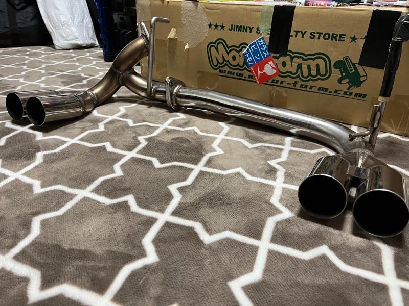 楽天市場】新製品！ ジムニー JB64W オールステンマフラー 左右4