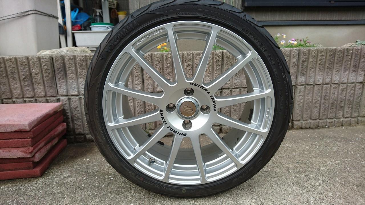 廃盤品】ENKEI TUNING SC03 17in 7J +35 PCD100 4本セット