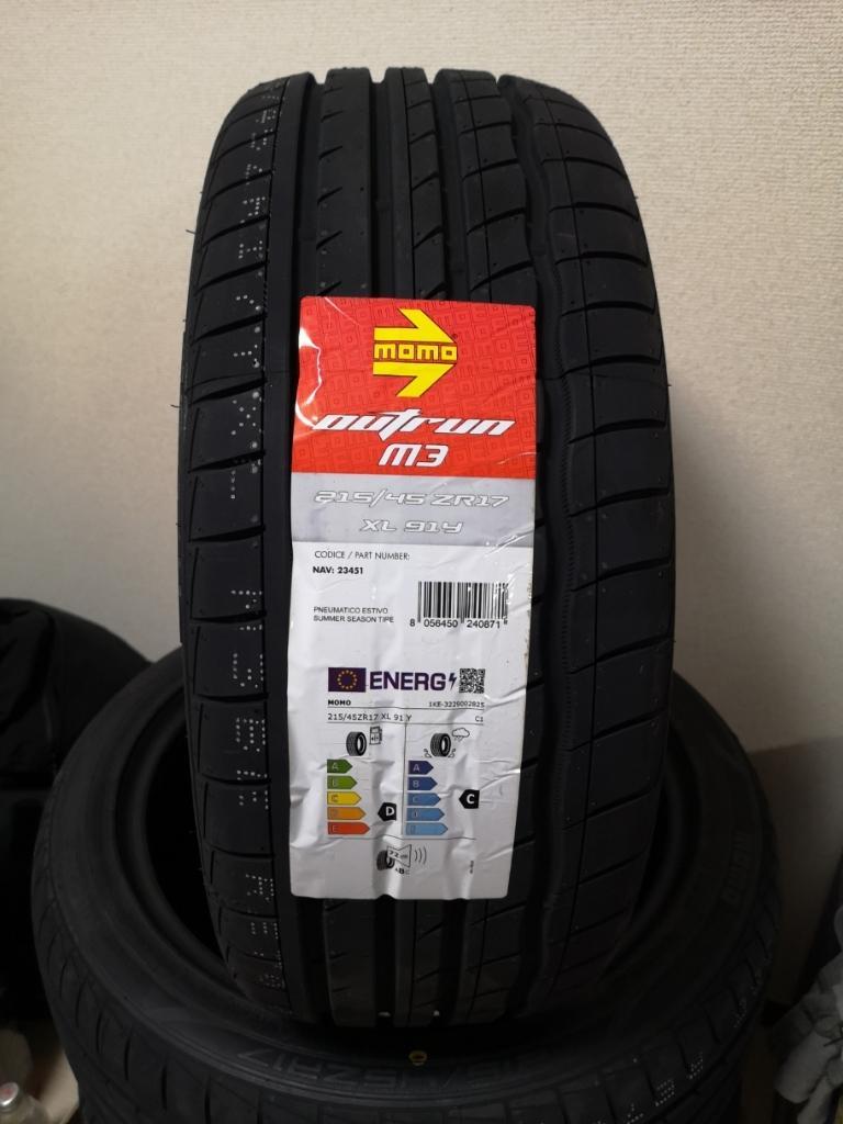 momo OUTRUN M-3 215/45R17 のパーツレビュー | 156(Kohtan