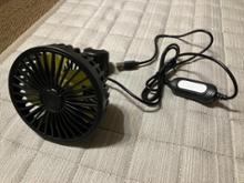 不明 扇風機 車載 ファン 後部座席 エアコンファン USBタイプ 三階段風量調節 12V車 24V車 車用品 車内 夏 暑さ対策 熱中症対策 車中泊 静音 usbファン 軽量