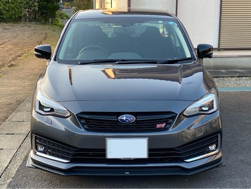 スバル(純正) STI Sport用 モールディングフロントグリル ブラック塗装