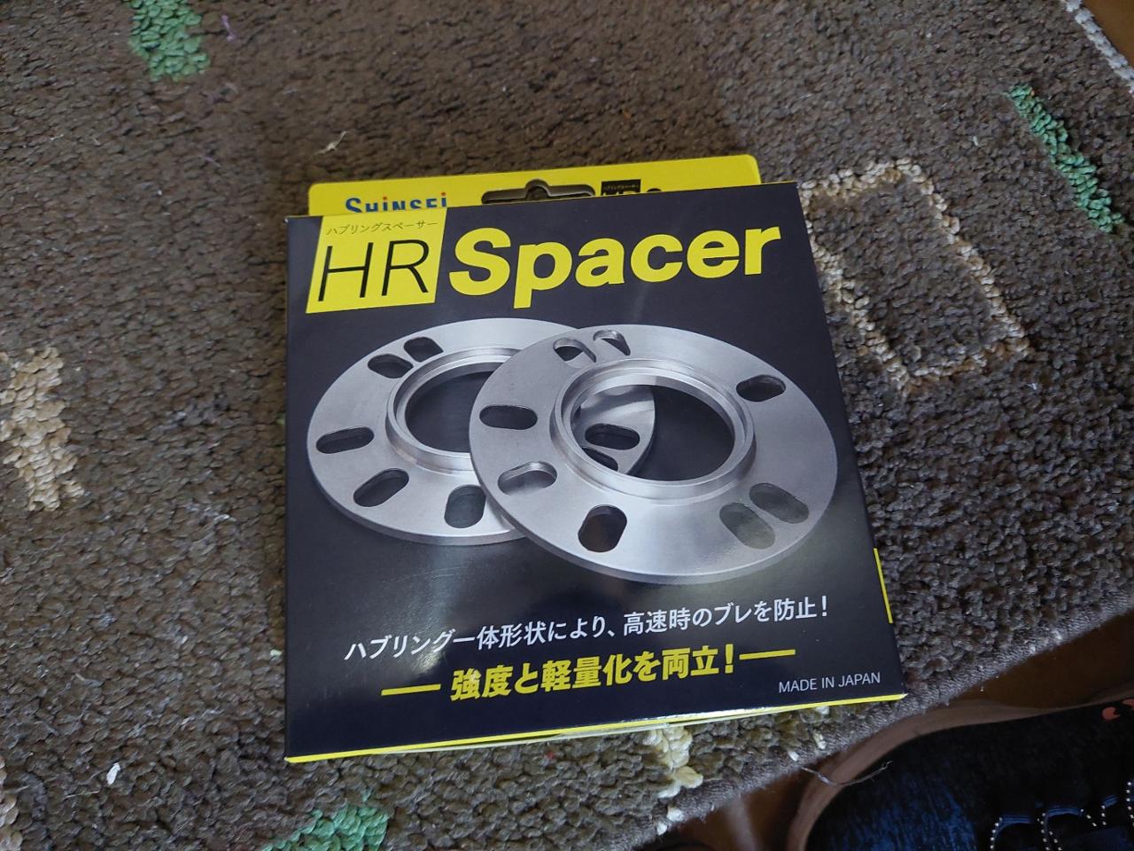 shinsei ハブリング付きスペーサー5mm Φ67-73 のパーツレビュー