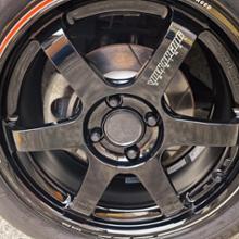 Rhinotuning ホイールセンターキャップ 64mm 61mm ４個 ブラック ホイールカバー センターカバー