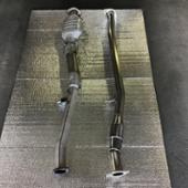WRC CUTSOM P555 WRC 中間パイプ ステンレス製 インプレッサ GC