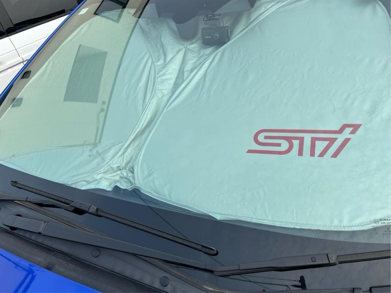 STI ハンドルカバー付きサンシェード Ver.2 取付作業 SUBARU WRX