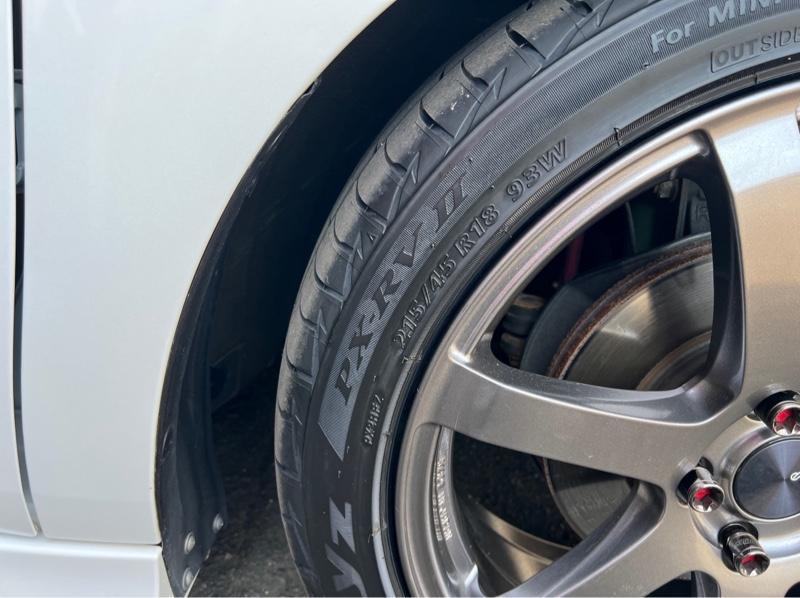 BRIDGESTONE Playz PX-RVⅡ 215/45R18 のパーツレビュー BRIDGESTONE Playz PX-RVⅡ 215/45R18 のパーツレビュー