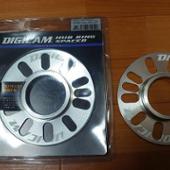 DIGICAM アルミ鍛造 ハブリング付きスペーサー 3mm K'spec(ケー