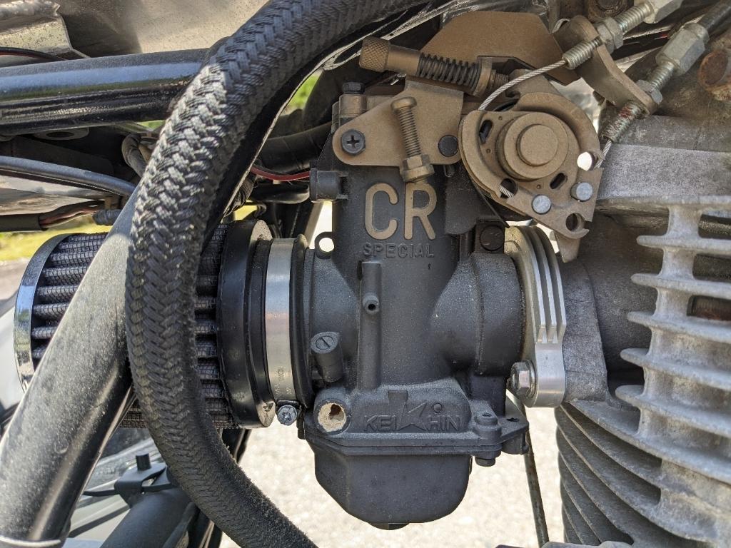 sr400 sr500 スケルトン クラッチカバー エンジン FCR - メルカリ