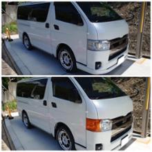 RIVAI HIACE コーナーレンズカバー のパーツレビュー