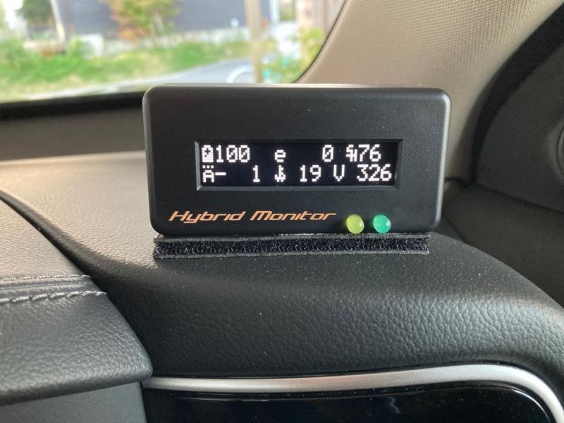 アウトランダーphev ハイブリッドモニター