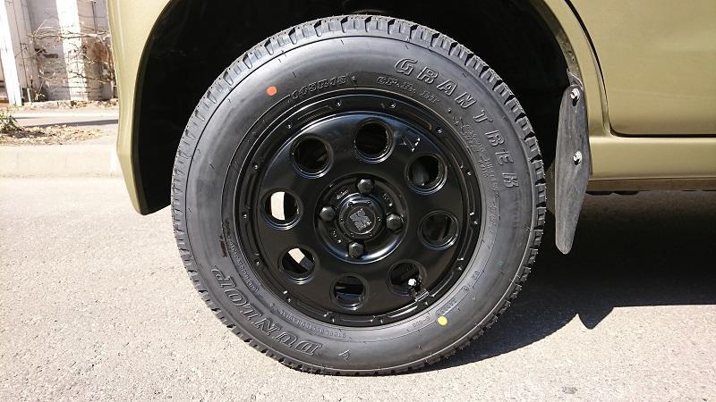 DUNLOP・MLJ GRANTREK TG4 145R13 6PR・XTREME-J KK03 のパーツ