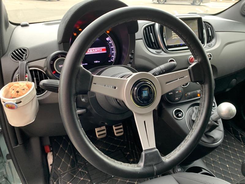 NARDI CLASSIC LEATHER ブラックレザー＆シルバースポーク の