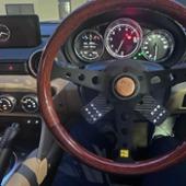 nico4works 社外ステアリング用ステアリングスイッチ マツダコネクト2装着、MRCC装着車用