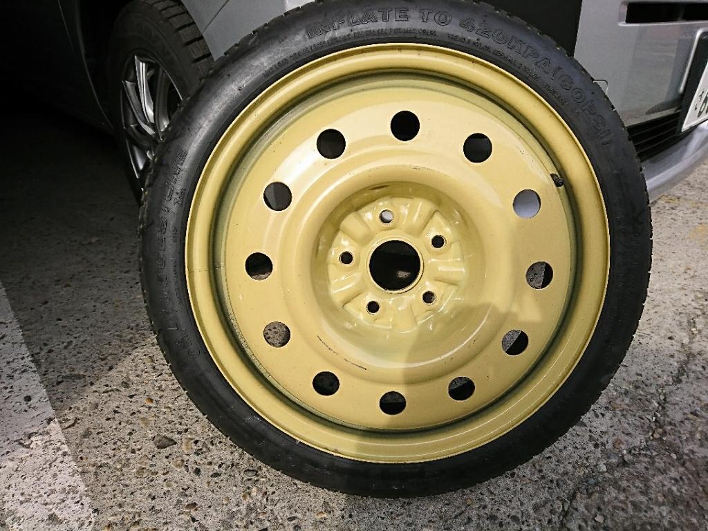 トヨタ(純正) テンパータイヤ T125/70D17 のパーツレビュー