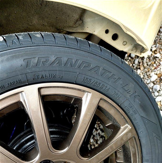 2-6 155/65R14 ダイハツ トーヨー トランパス 2022年 1本