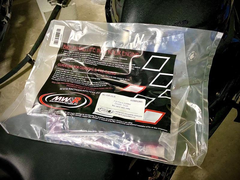 MWR エアフィルター のパーツレビュー | Ninja ZX-25R(週3で