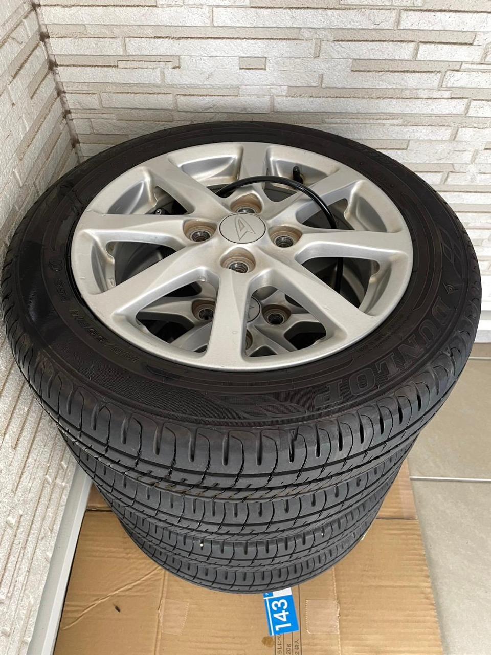 エナセーブ 155/65R14 夏タイヤ ダンロップ EC204 1本