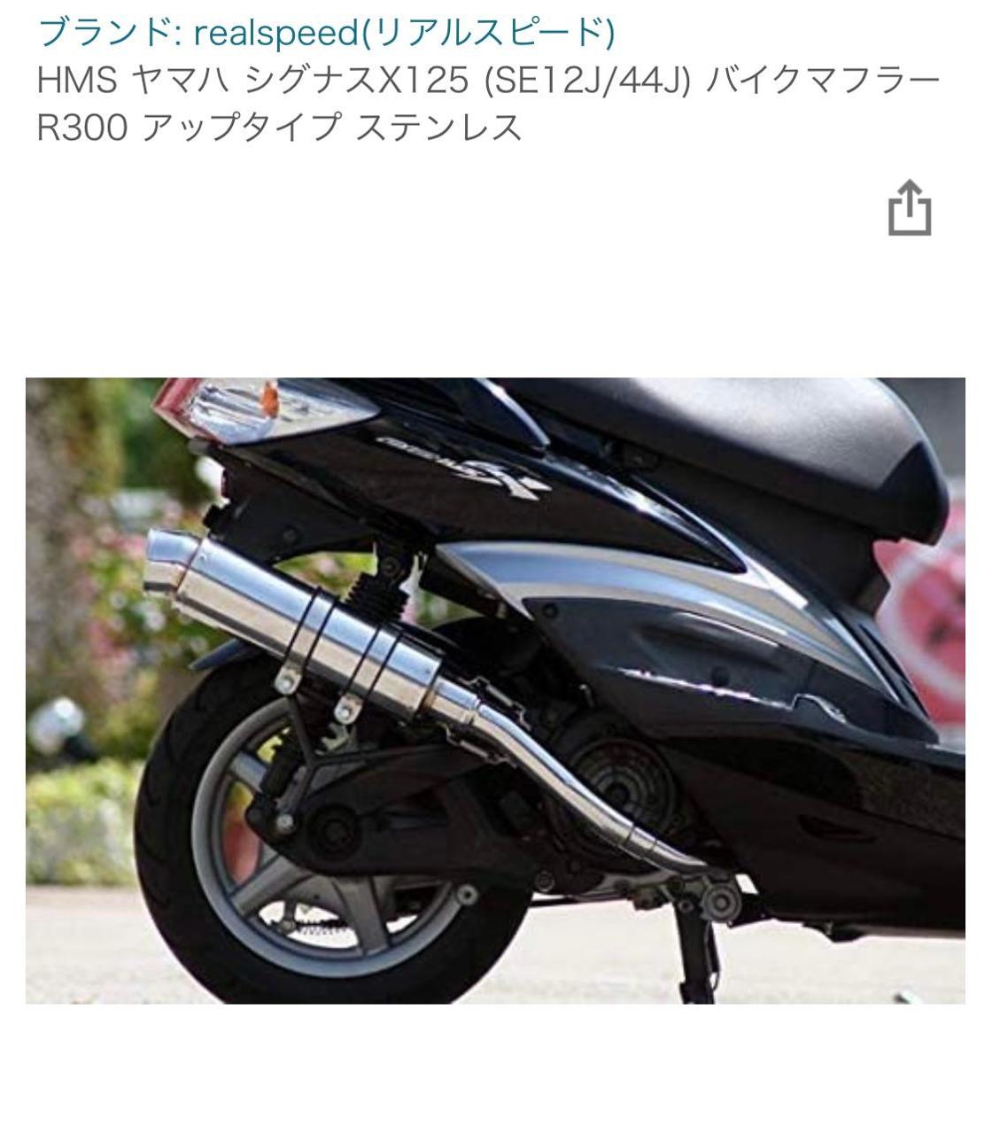 REAL SPEED マフラー のパーツレビュー | シグナスX(たこ18) | みんカラ