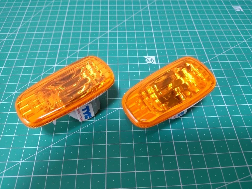 TYC アンバーカラーサイドマーカー のパーツレビュー | コペン