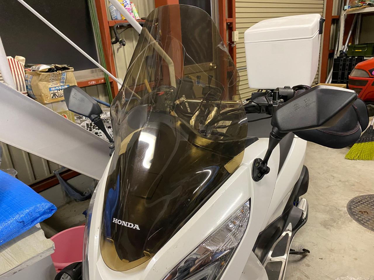 自作 ホンダ純正 スモークスクリーン のパーツレビュー | PCX125