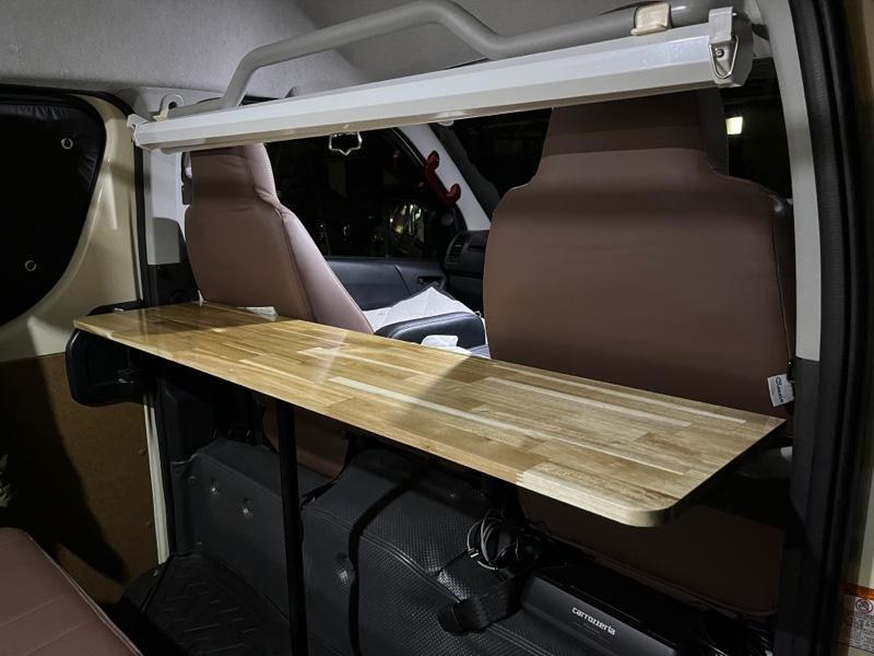ハイエース セカンドテーブル 200系 車中泊 DIY ハンドメイド