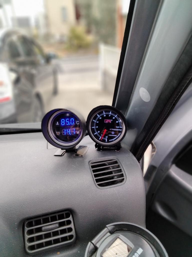 AutoGauge 2インチタコメーター のパーツレビュー | ハイゼット