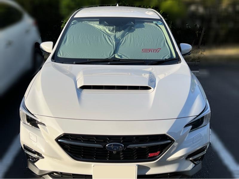 STI ステアリングカバー付きサンシェード のパーツレビュー