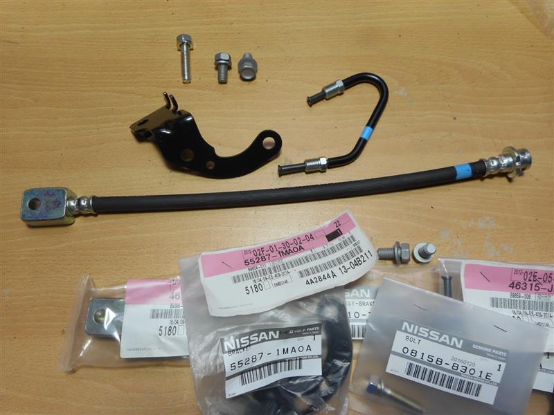 日産(純正) CKV36(R)用ブレーキホース&ブレーキパイプ