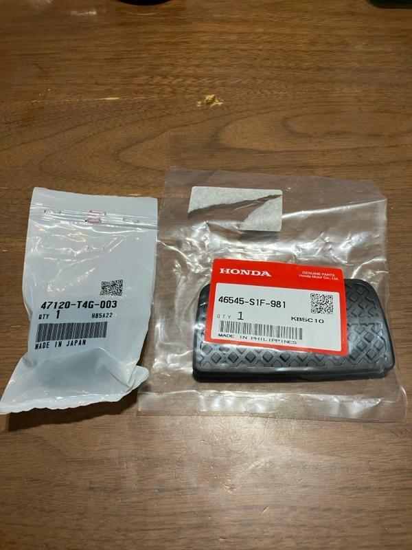 HONDA GENUINE PARTS / ホンダ純正部品 ブレーキペダルカバー パーキングブレーキペダルカバー