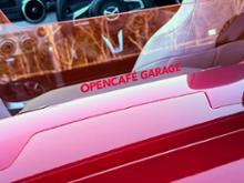 OPENCAFE GARAGE RF用ウインドブロッカー 蛍光ピンク のパーツ