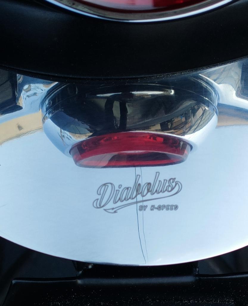 ダックス125バイク用ウィンドシールドDiabolus by K-SPEED