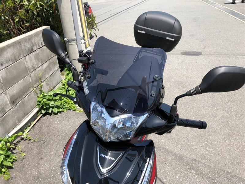 DAYTONA(バイク) ウインドシールドSS リード125 (再レビュー)の