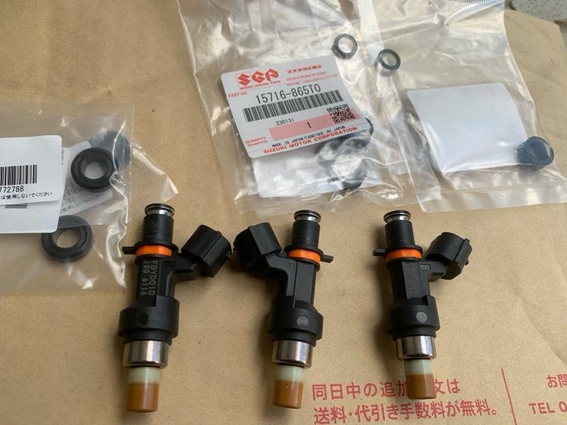 スズキ純正 インジェクター K6A ジムニーJB23 6型から取り外し
