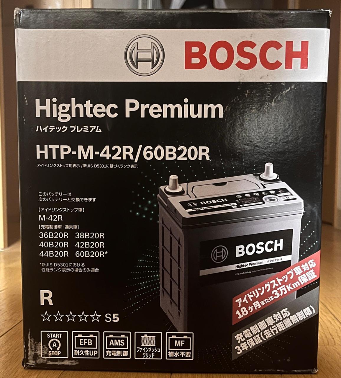 BOSCH ハイテックプレミアム HTP-M-42R/60B20R BOSCH（DIY、工具） M-42R/60B20R ボッシュジャパン正規品