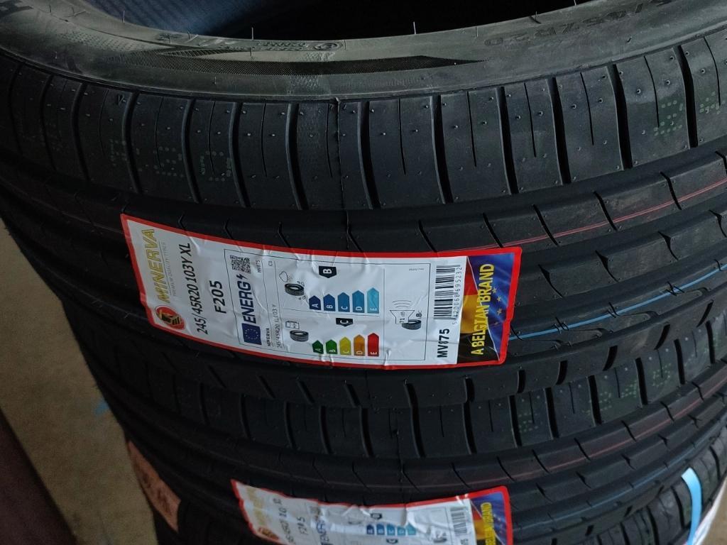 タイヤ サマータイヤ 245/40R19 MINERVA F205（205/55R17