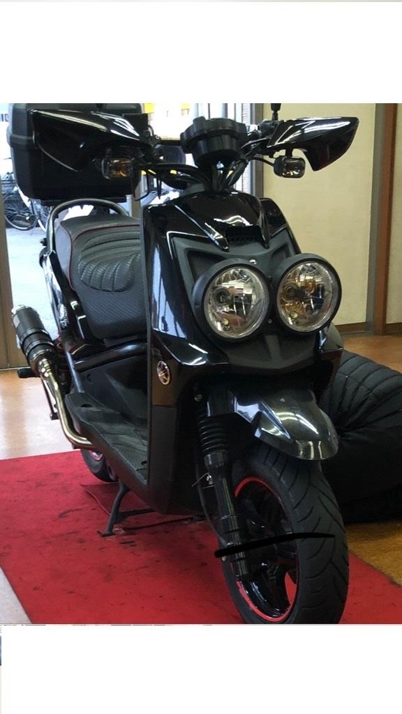 不明 BW'S125 ZUMA125 ヘッドライト 欧米仕様 ダブルヘッド