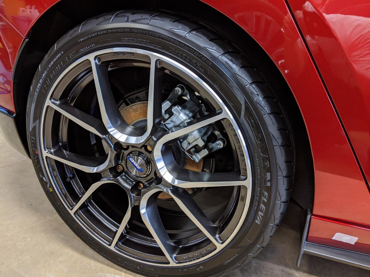 YOKOHAMA ADVAN FLEVA V701 225/40R19 のパーツレビュー | MAZDA3 YOKOHAMA ADVAN FLEVA V701 225/40R19 のパーツレビュー | MAZDA3