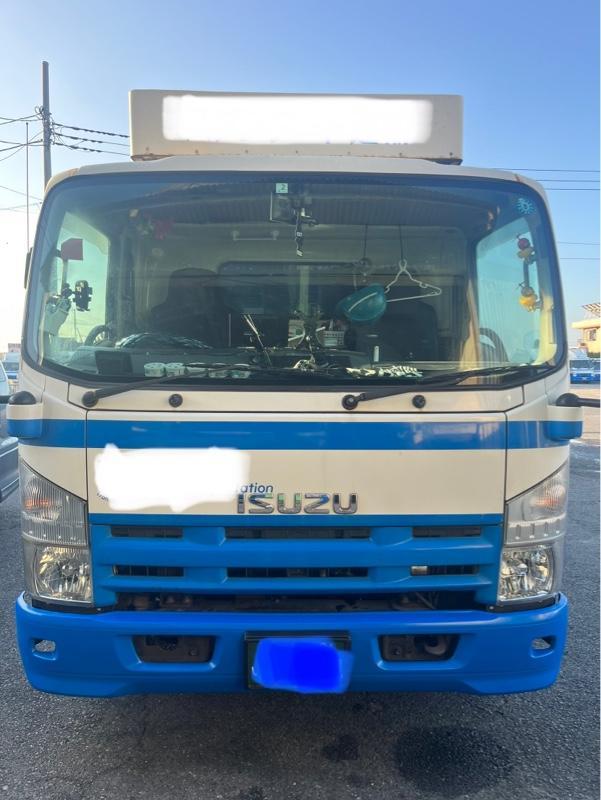 いすゞ2t 07エルフ 純正バンパー150出し3点セット（ステンレス