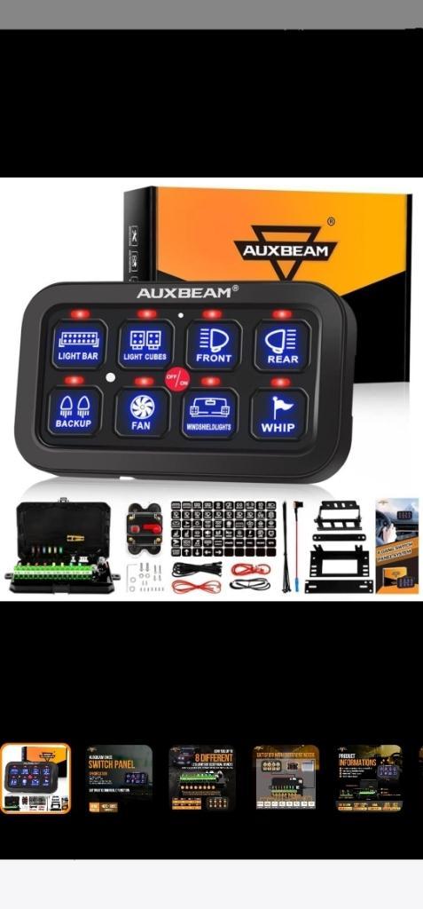 AUXBEAM BA80 スイッチパネル ブルー ワークライト 各種マーカー